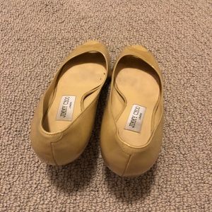 Jimmy Choo Shoes - Jimmy Choo Peep Toe 1.5 Inch Nude Pumps Jimmy Choo Shoes - Jimmy Choo Peep Toe 1.5 Inch Nude Pumps